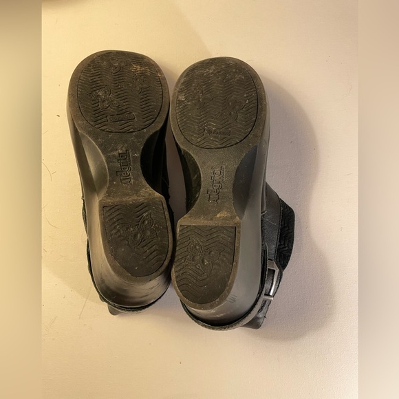Black Alegria clog booties size 8.5 / 39 - Picture 4 of 5